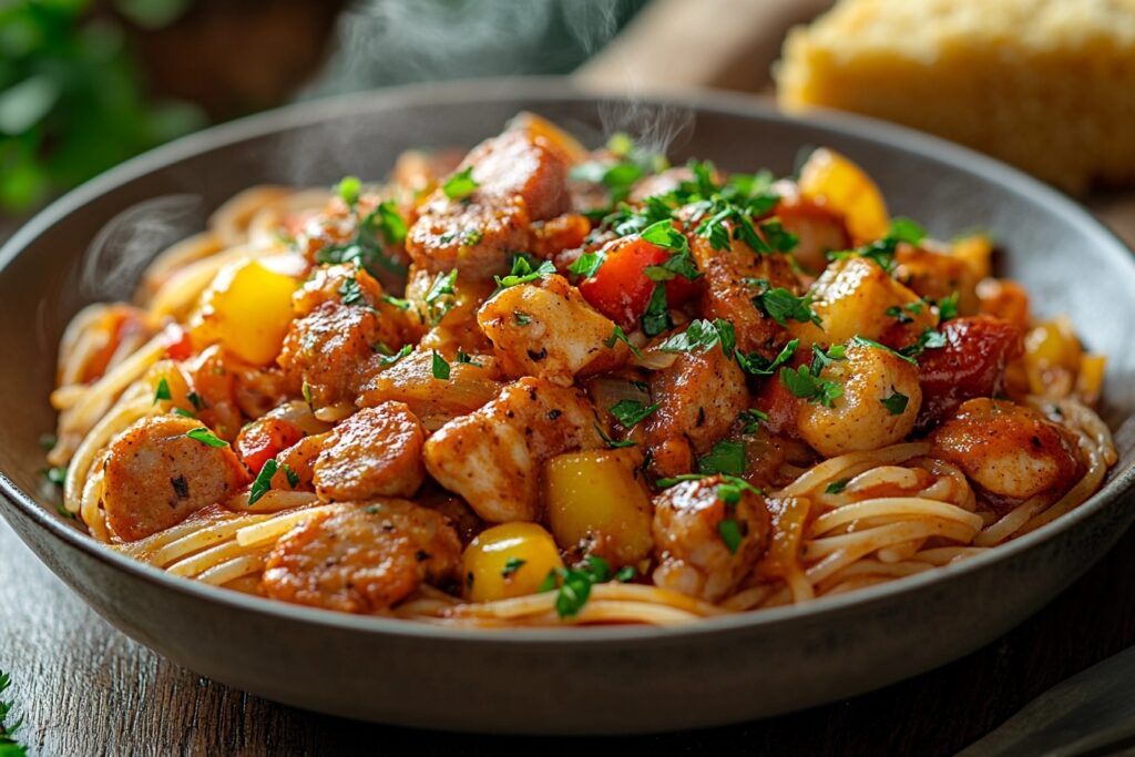  pastalaya recipe – A rich and flavorful Cajun pasta dish.