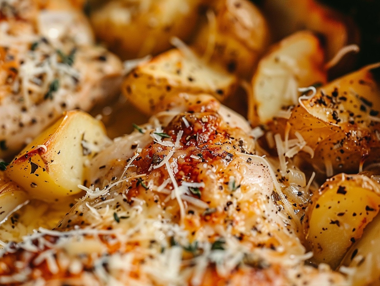 Watch the magic begin with parmesan and butter!