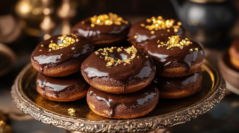 Glamorous Dubai Chocolate Donuts