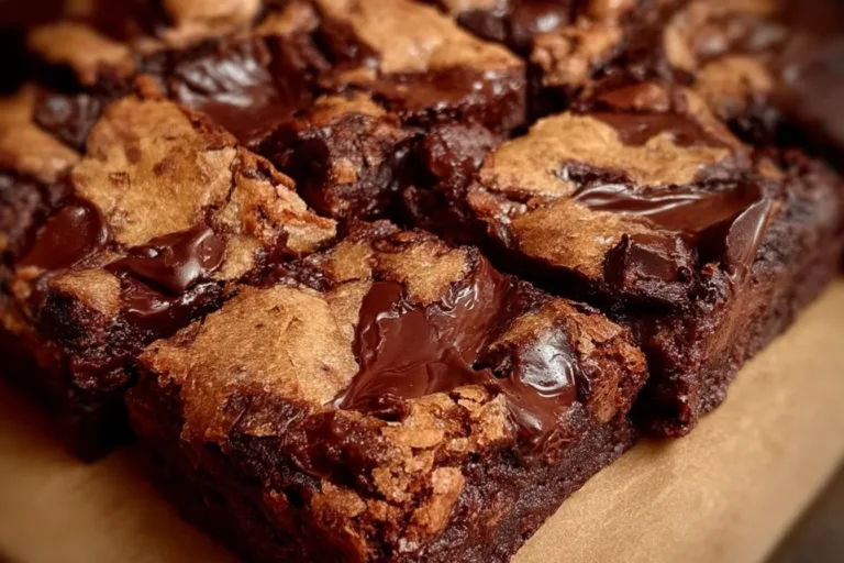 Delicious brown butter brookies combining cookies and brownies in one treat