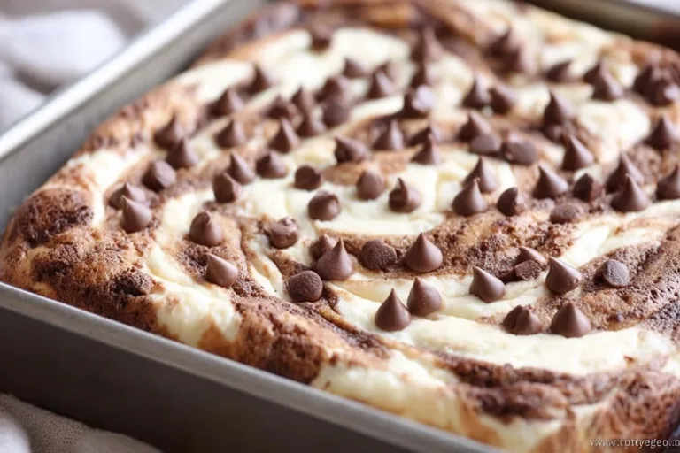 Delicious cheesecake marble squares with a creamy texture and rich flavor swirls