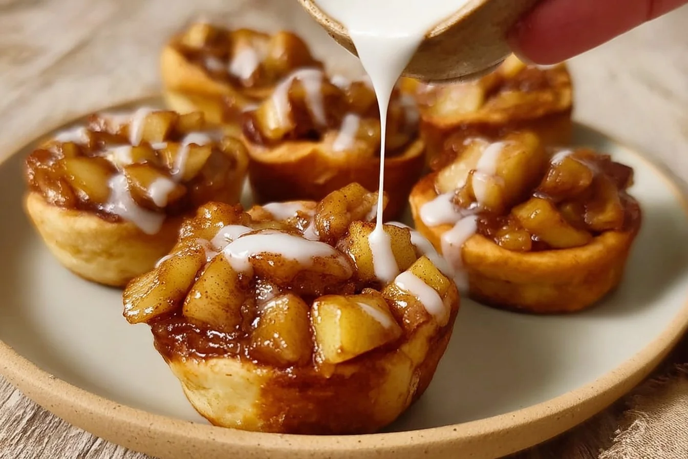 Cinnamon roll apple pie with gooey apples and soft cinnamon roll crust