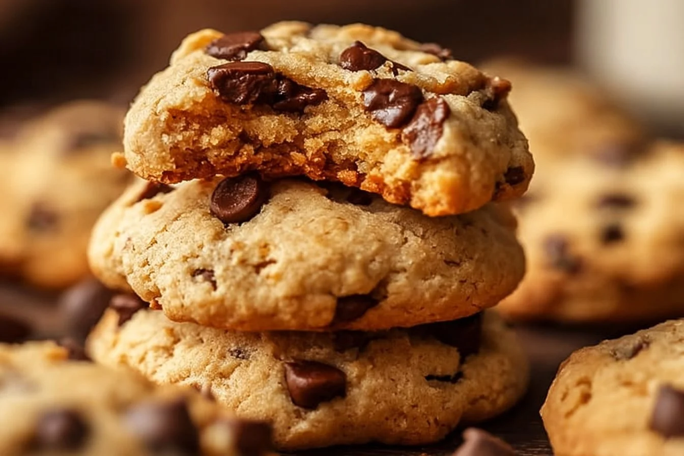 Healthy cottage cheese protein cookies ready to enjoy as a snack.