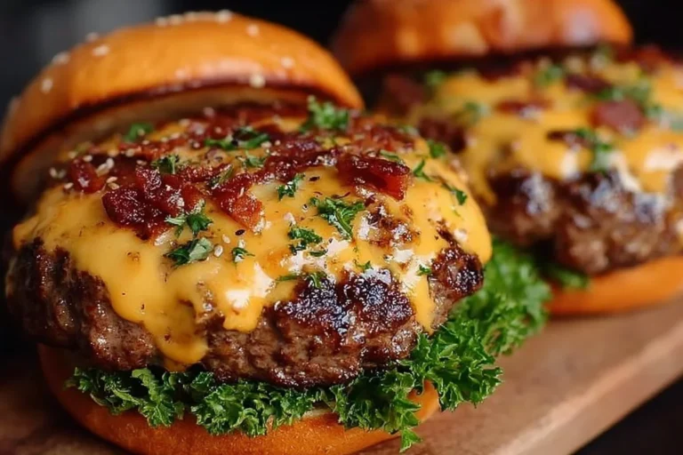 Delicious Crack Burgers recipe featuring mouthwatering patties and toppings