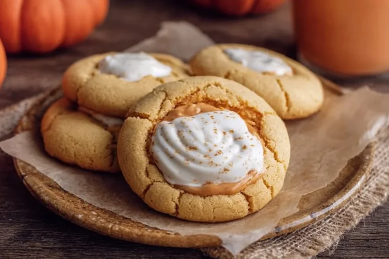 Crumbl pumpkin pie cookies fresh out of the oven
