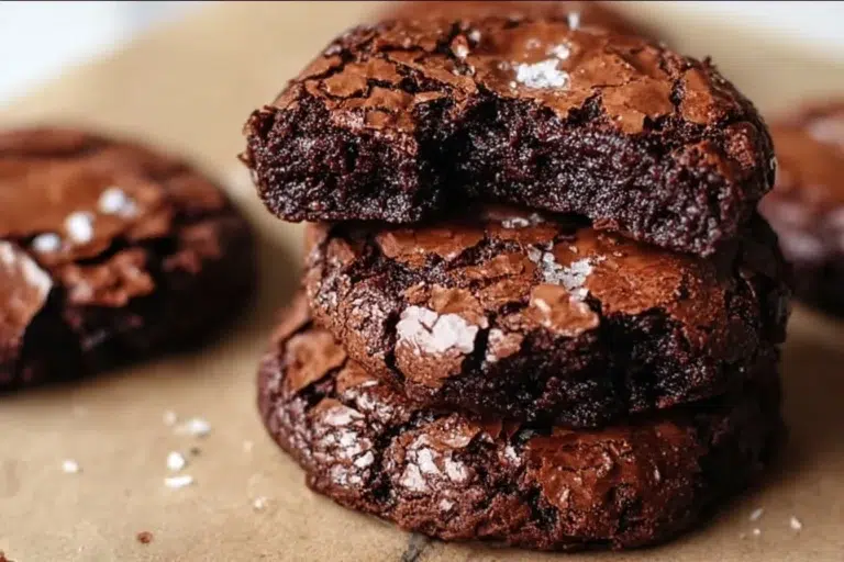 Fudgy chewy browkies combining brownies and cookies in one delicious dessert.