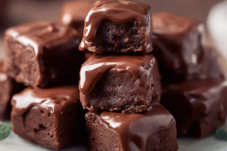 Healthy no-bake cottage cheese brownie batter protein bites on a plate
