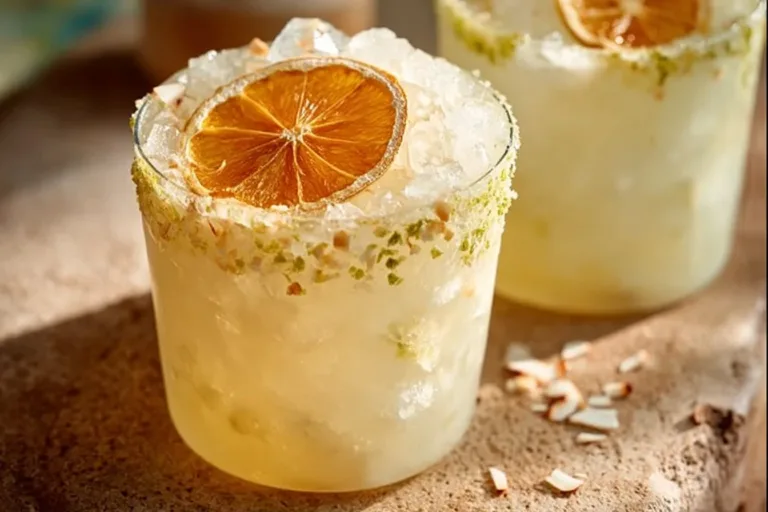 Refreshing orange Coconut Creamsicle Drink cocktail and mocktail recipe
