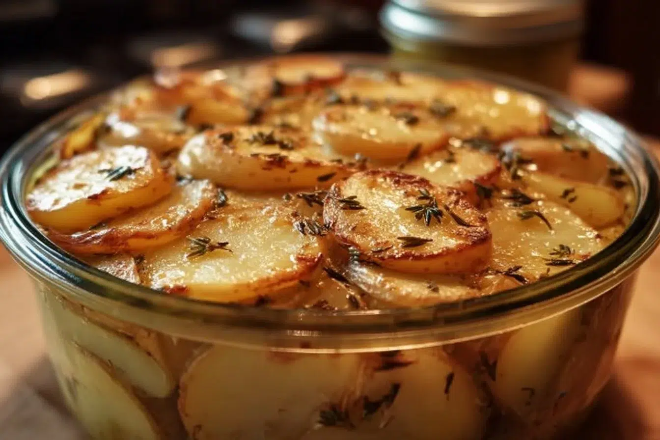 A delicious potato dish garnished with herbs, showcasing versatility in cooking.