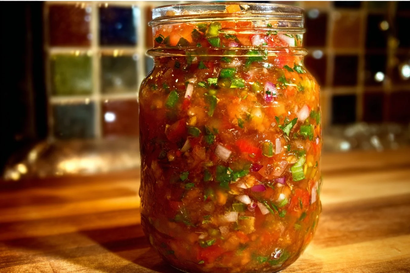 Fresh Pico de Gallo made with tomatoes, onions, cilantro, and lime
