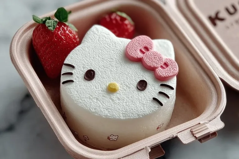 Bento Cake Hello Kitty, a cute dessert with Hello Kitty design for celebrations.