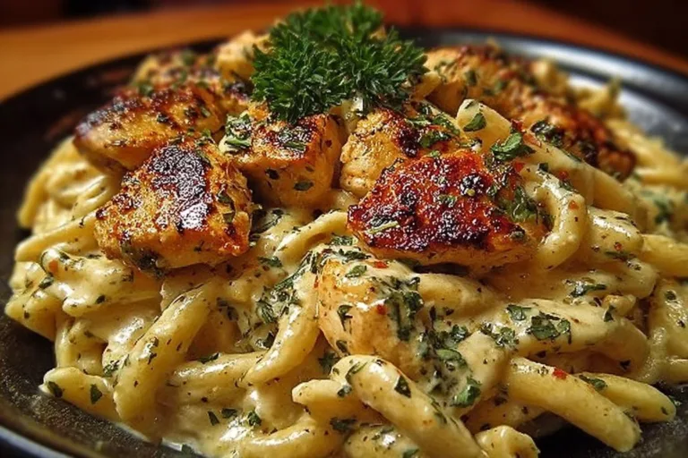 Delicious Cajun Chicken Pasta served in a bowl with vibrant colors and flavors.