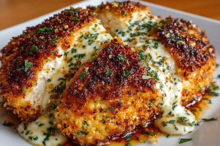 Delicious Parmesan Crusted Chicken on a plate, inspired by Longhorn recipe.