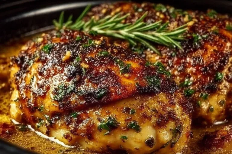 Delicious Crock Pot Marry Me Chicken served with creamy sauce and herbs.