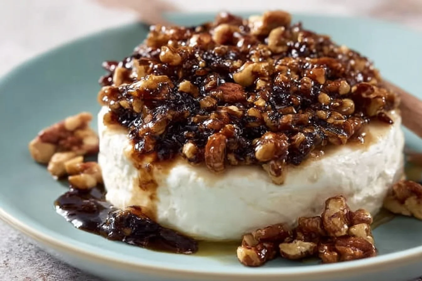 Delicious French Quarter Cheese Spread served with crackers