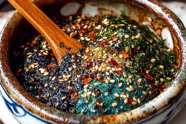 Variety of furikake seasonings in colorful packaging for rice and dishes