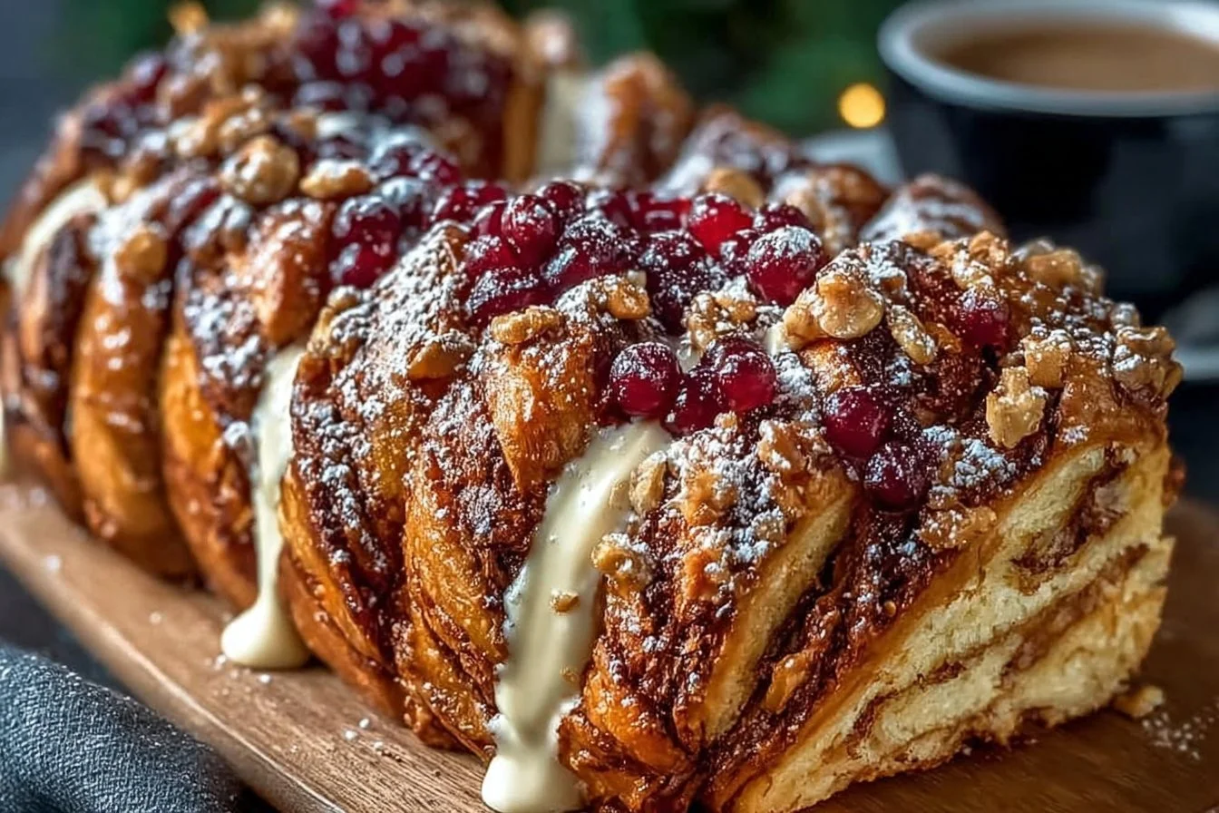 Deliciously crafted Christmas Babka with rich chocolate and festive spices