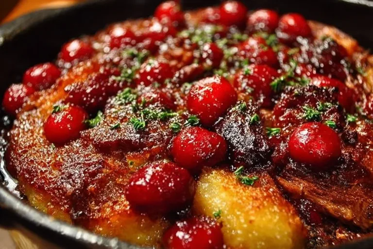 Delicious bowl of Slow Cooker Minister's Delight recipe showcased with ingredients.