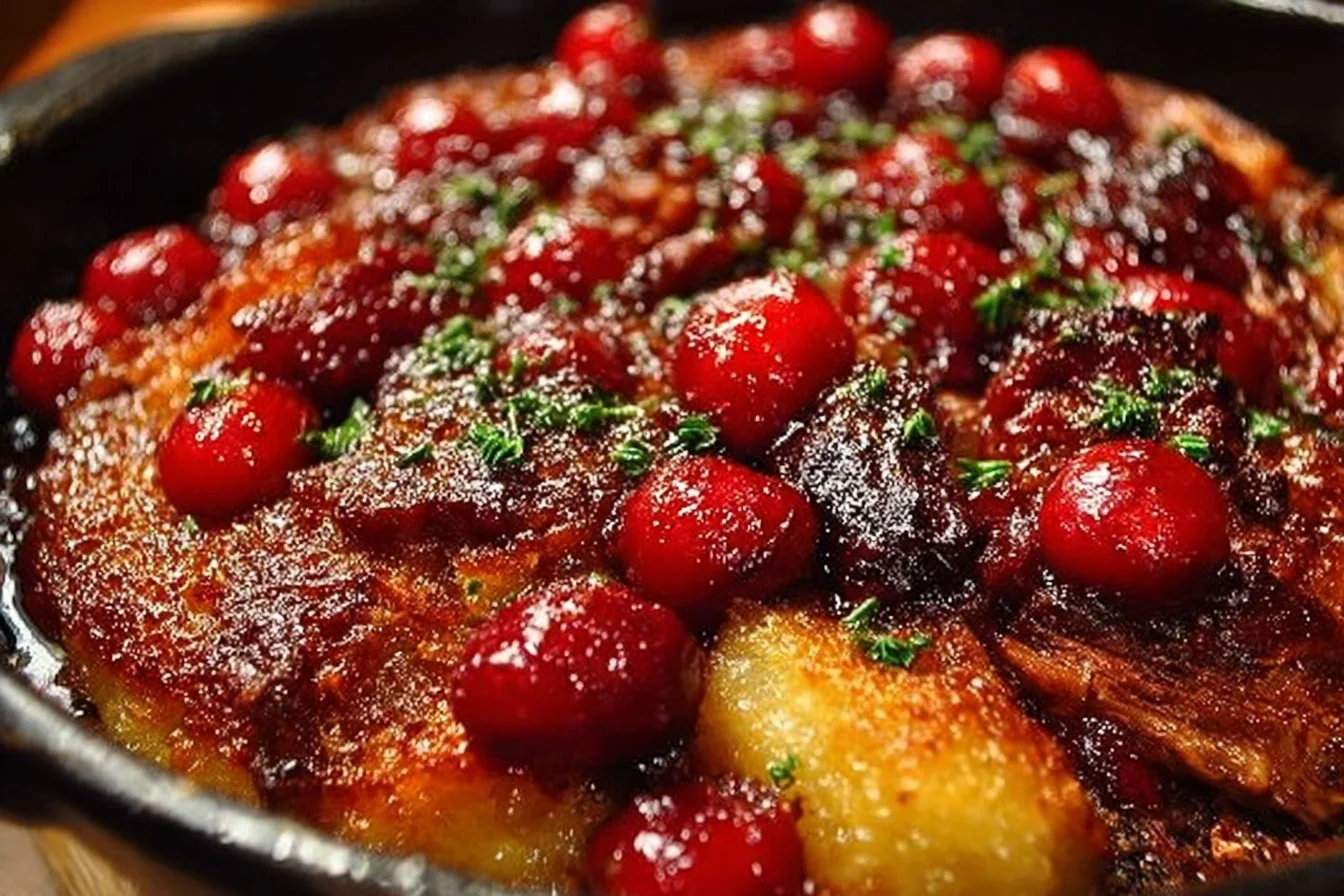 Delicious bowl of Slow Cooker Minister's Delight recipe showcased with ingredients.