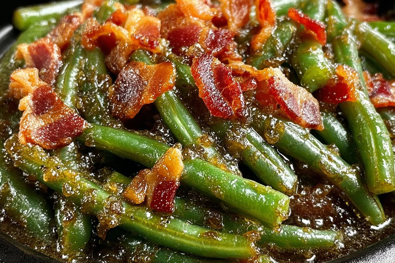 Delicious Crack Green Beans recipe made with fresh green beans and spices.