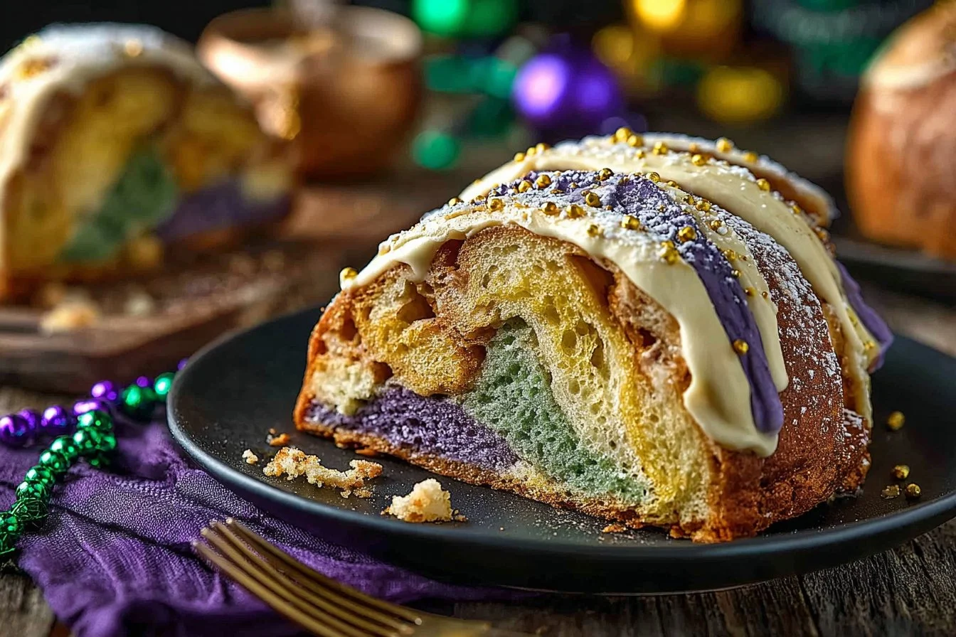 Cream Cheese Stuffed King Cake