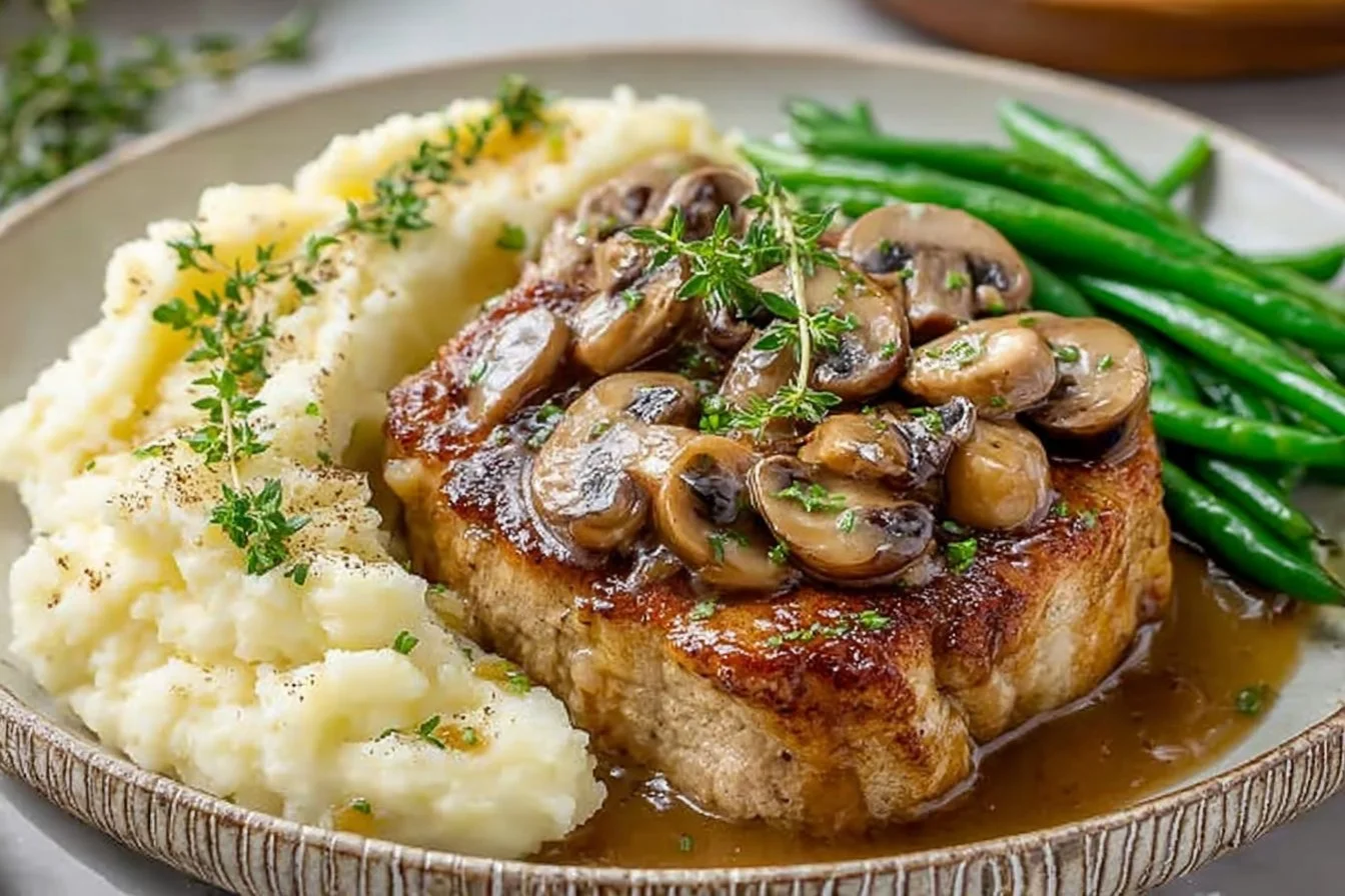 Cream of Mushroom Pork Chops
