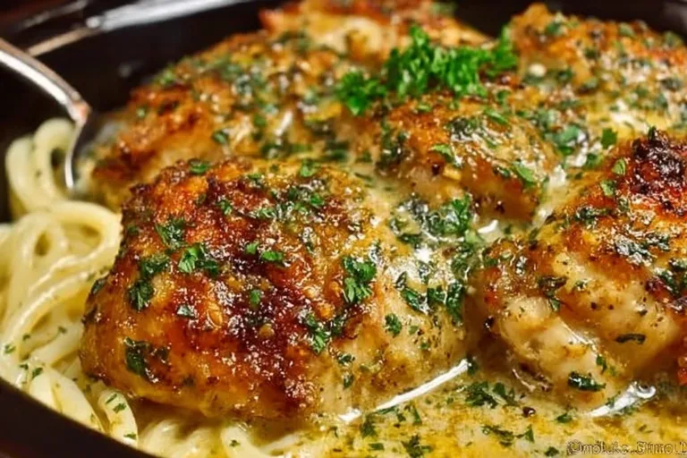 Delicious Crock Pot Angel Chicken served with rice and vegetables.