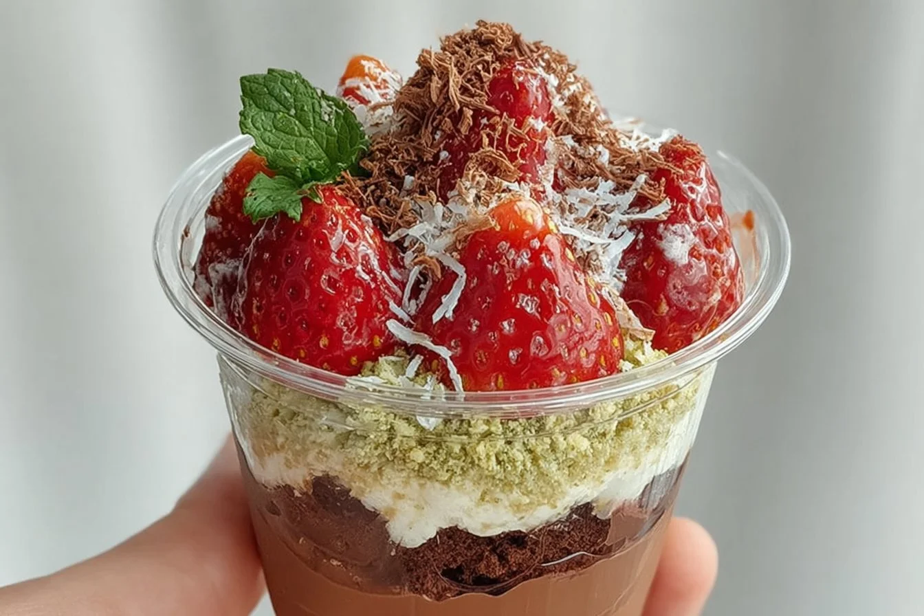Dubai Strawberry Cups