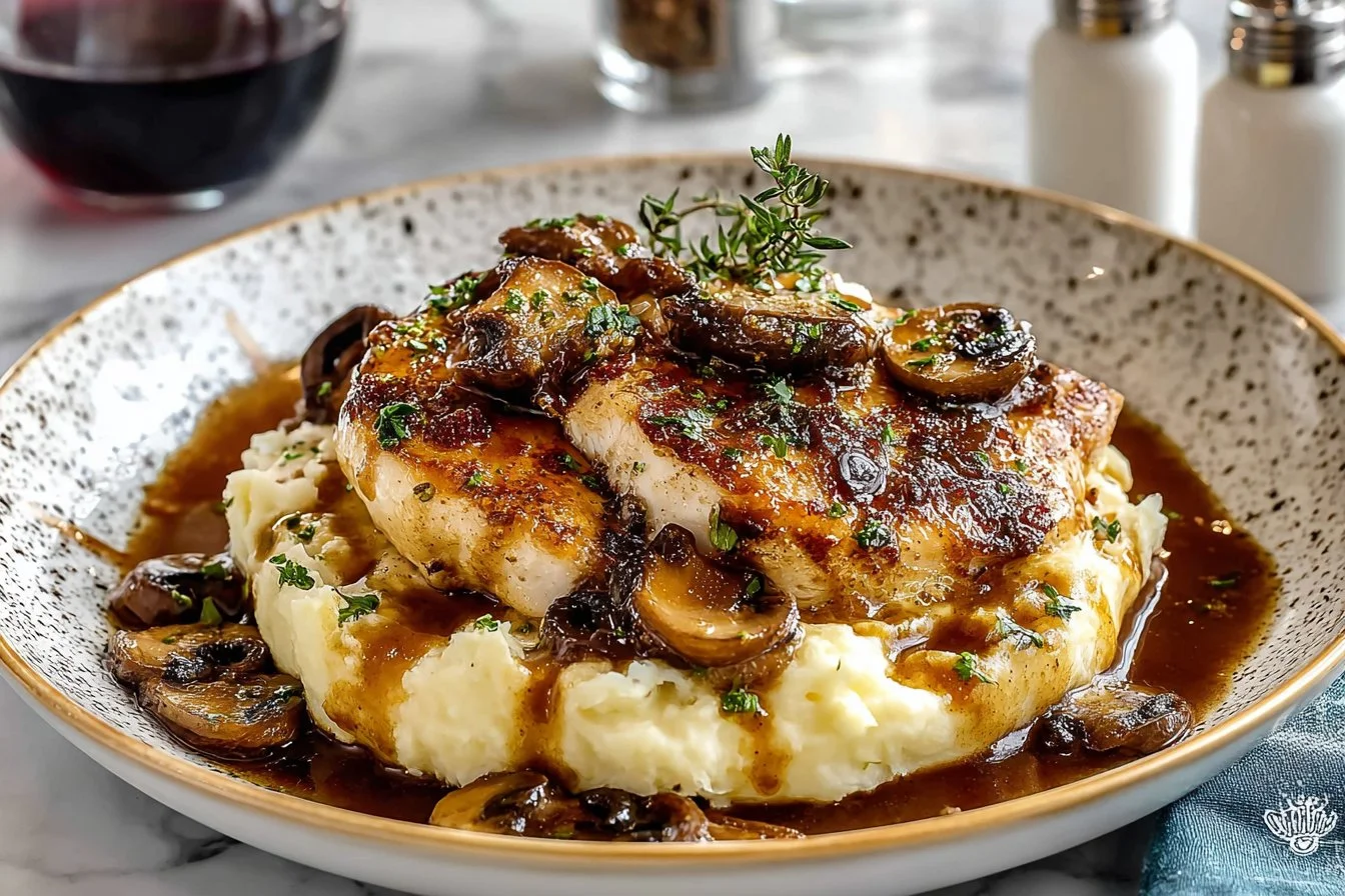 Easy crock pot pork chops cooked to perfection