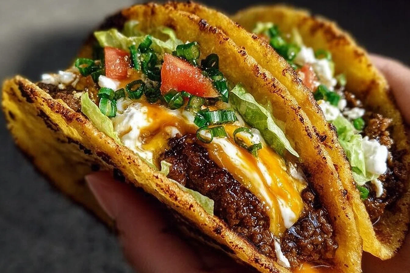 Easy Smash Burger Tacos