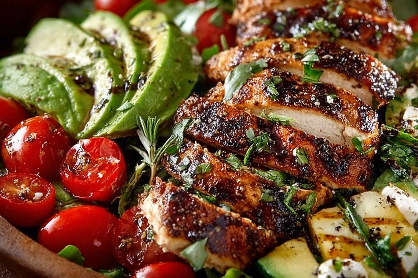 Delicious easy spinach artichoke frittata garnished with fresh herbs