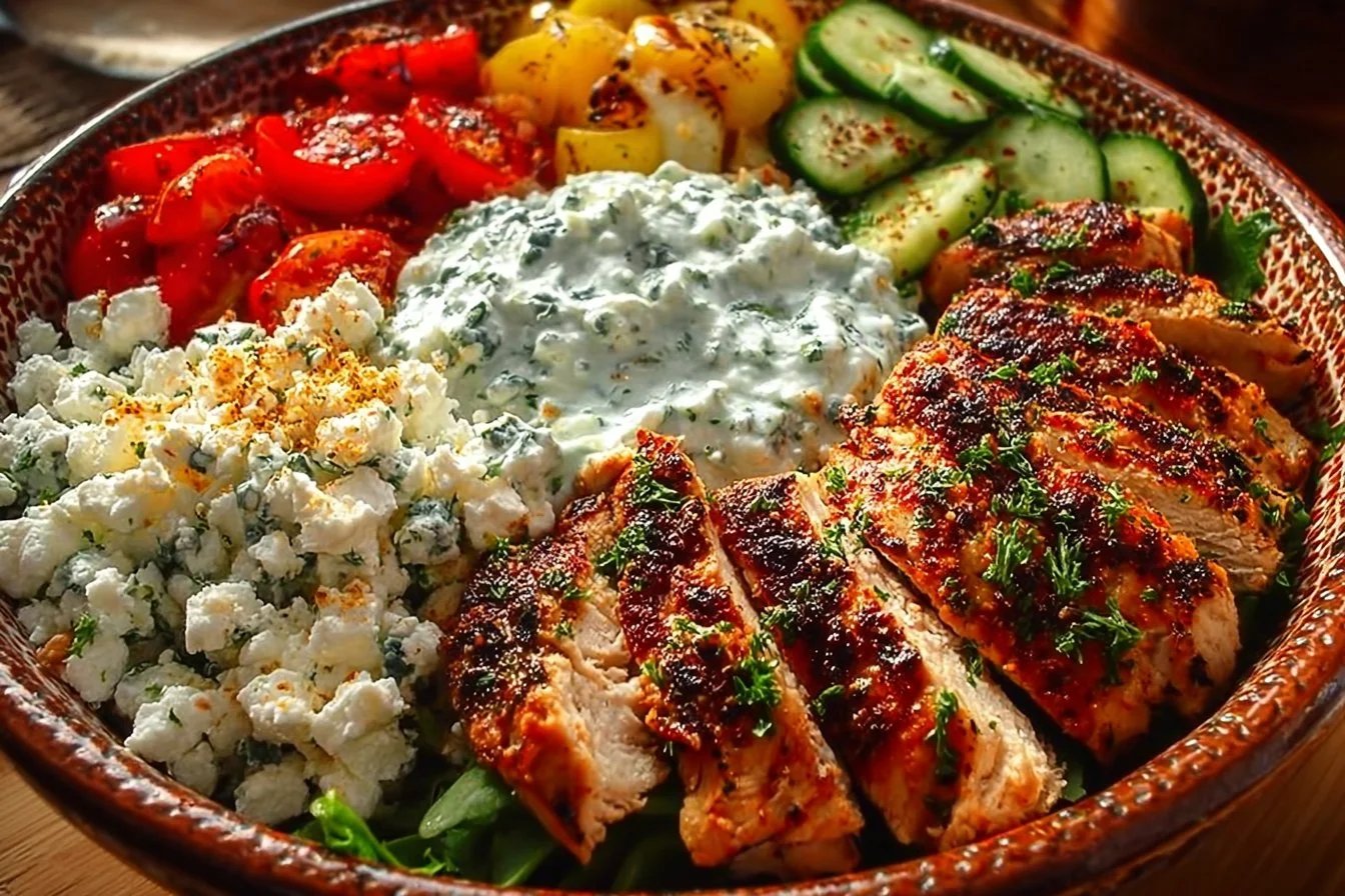 Greek Chicken Bowls