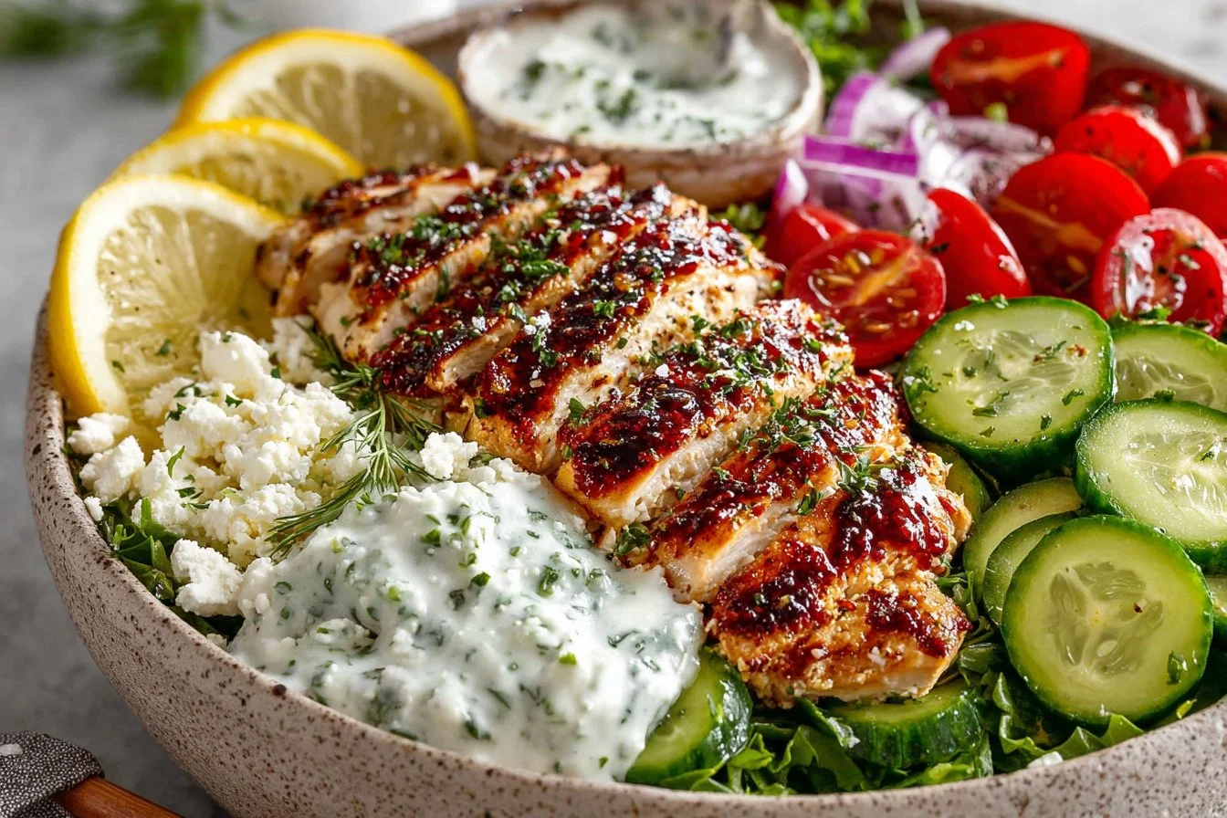 Greek Chicken Bowls