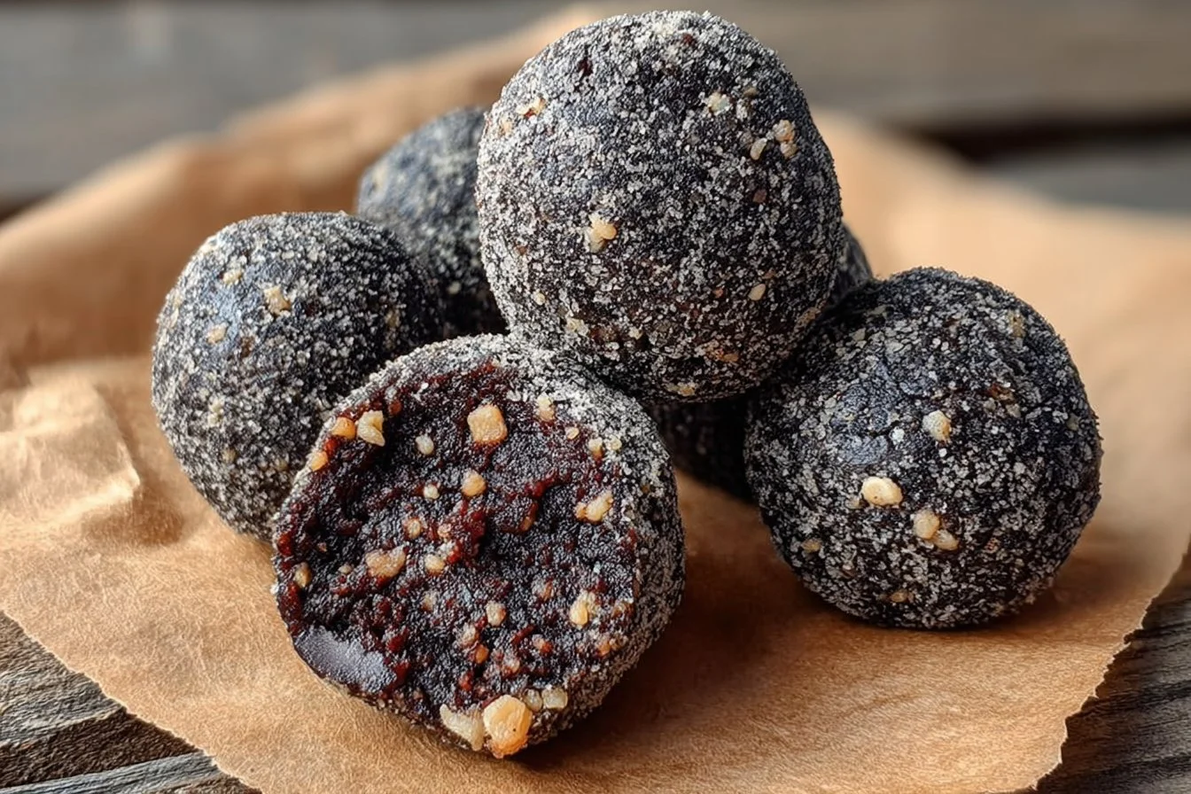 Healthy Oreo Protein Oatmeal Balls