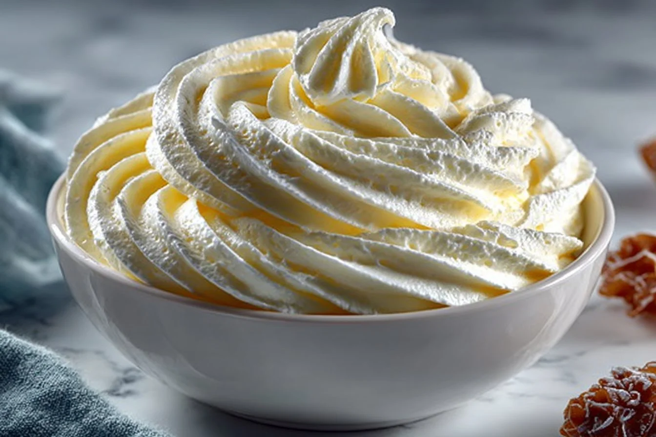 A bowl of homemade labneh drizzled with olive oil and spices.