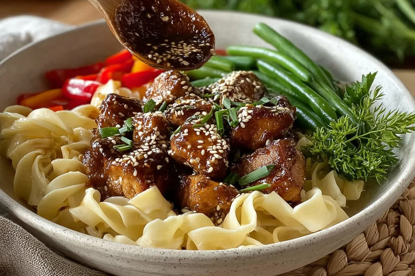 Honey Garlic Pork Bites