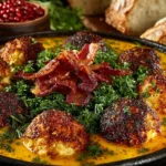 Delicious Marry Me Chicken Meatballs served with creamy sauce