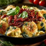 Delicious Marry Me Ravioli served with sauce and garnished, perfect for romantic dinners.