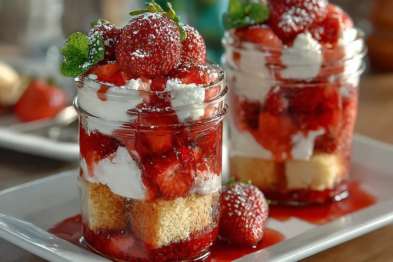 Strawberry Shortcake Parfaits
