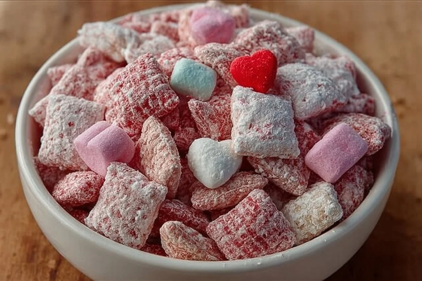 Valentine’s Day Muddy Buddies