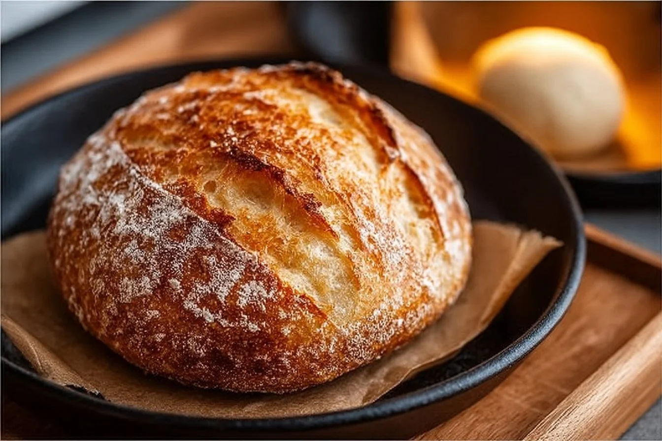 Quickly baked Air Fryer Bread ready in 30 minutes