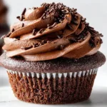 Delicious best chocolate cupcakes with rich frosting and sprinkles