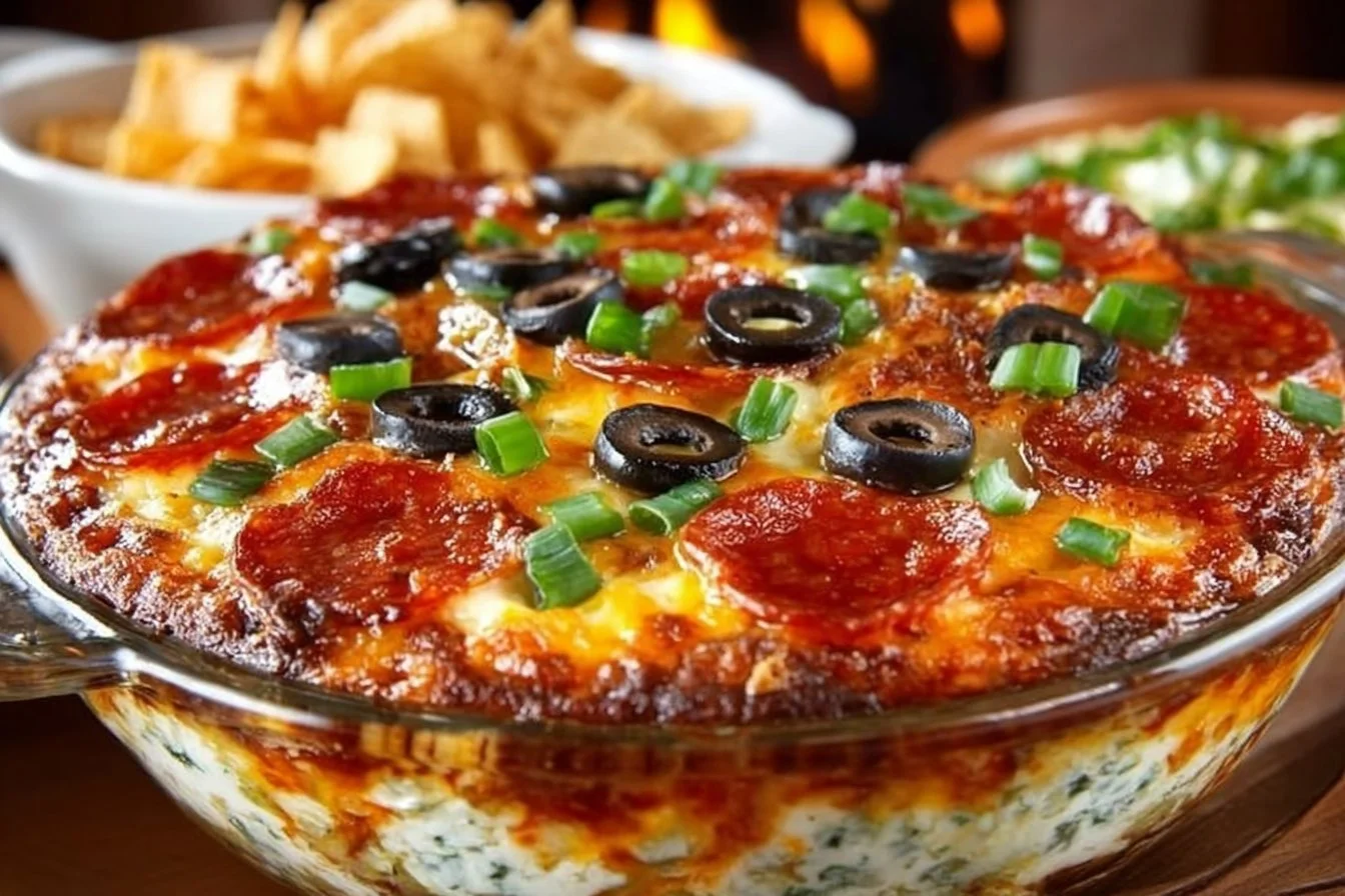 Delicious cheesy dip served on game day for perfect party snacks