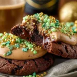 Delicious Irish Coffee Cookies on a plate with coffee cup