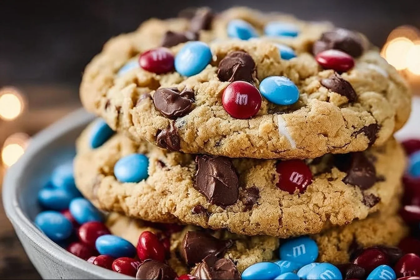 4th of July Monster Cookies