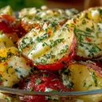 Best Herb Potato Salad with fresh herbs and diced potatoes