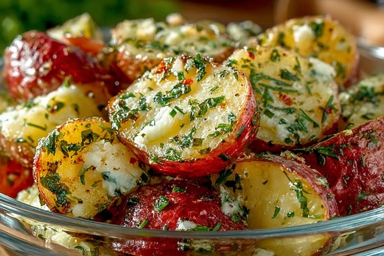 Best Herb Potato Salad with fresh herbs and diced potatoes