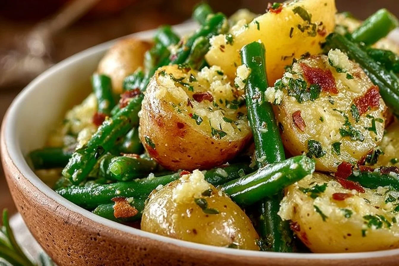 Creamy Green Bean Potato Salad