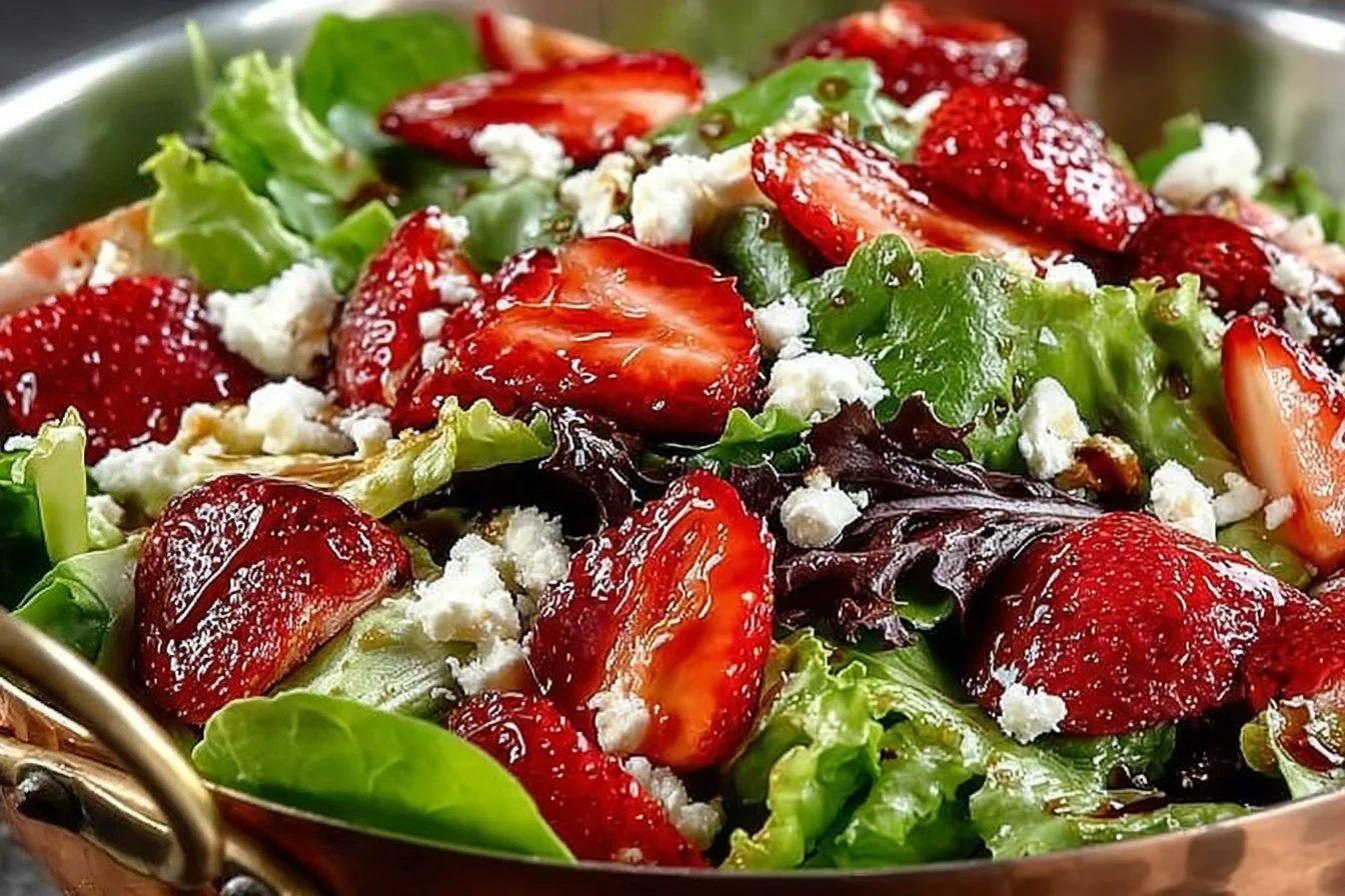 A beautifully arranged Easter Salad with fresh vegetables and colorful toppings
