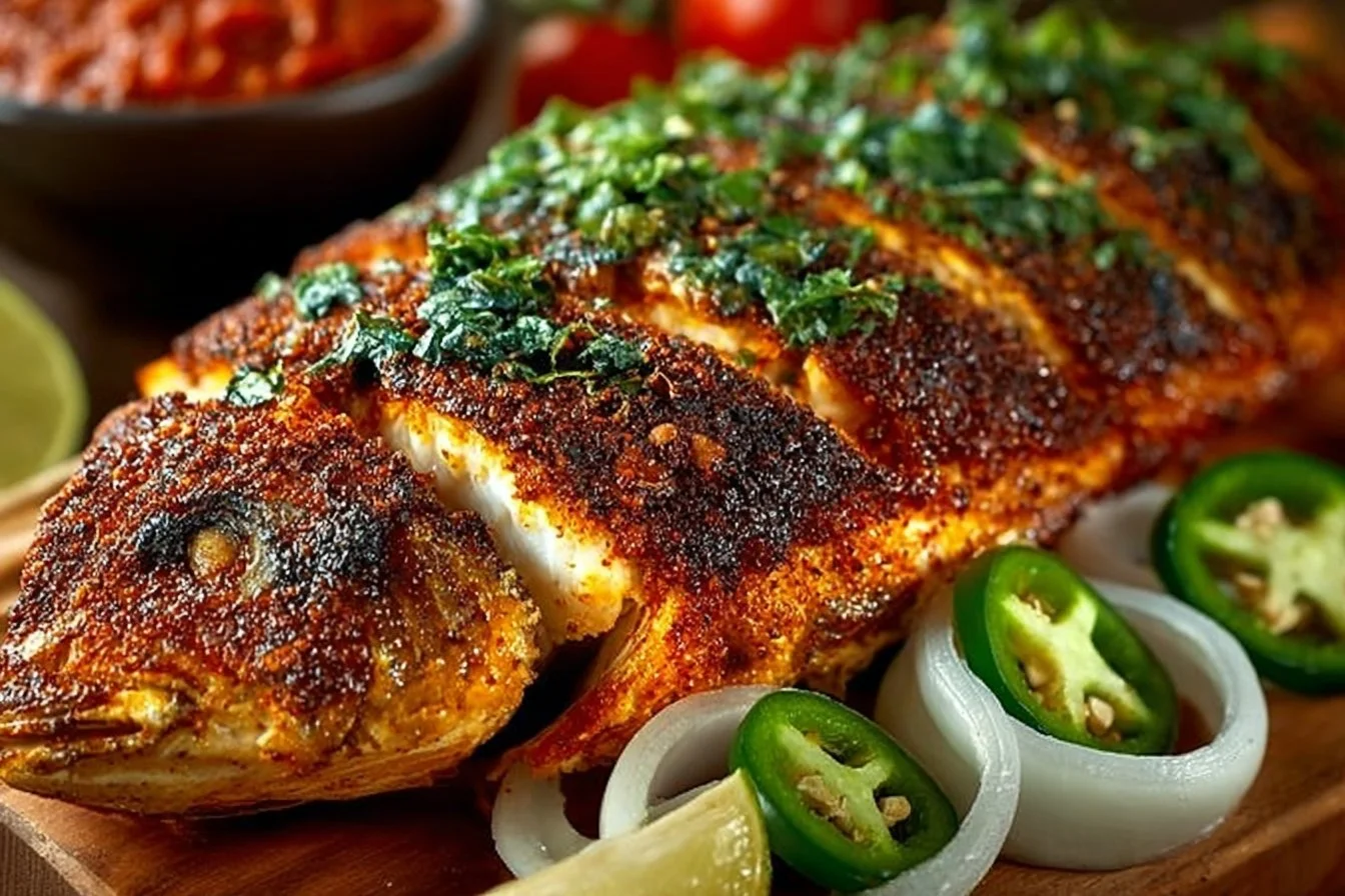 Deliciously juicy oven baked tilapia served with fresh herbs